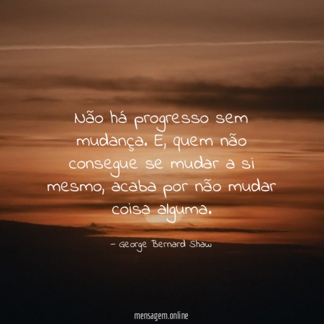 Mudanças