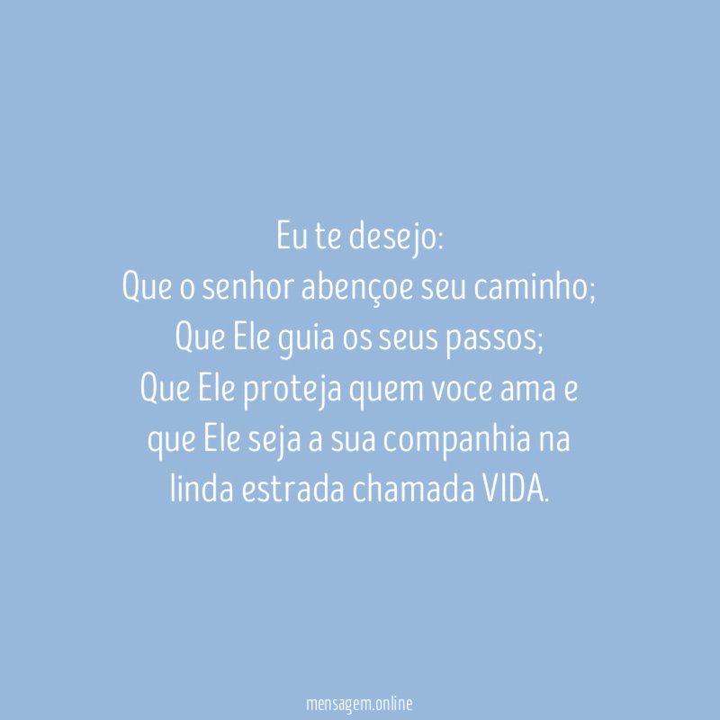 Eu te desejo