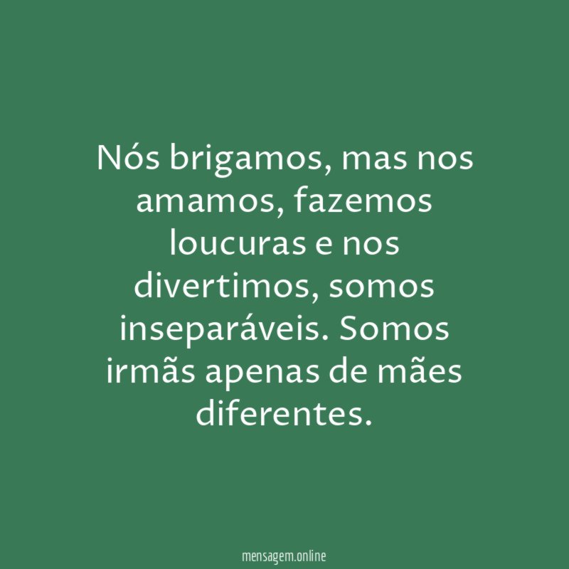 Irmãs de mães diferentes