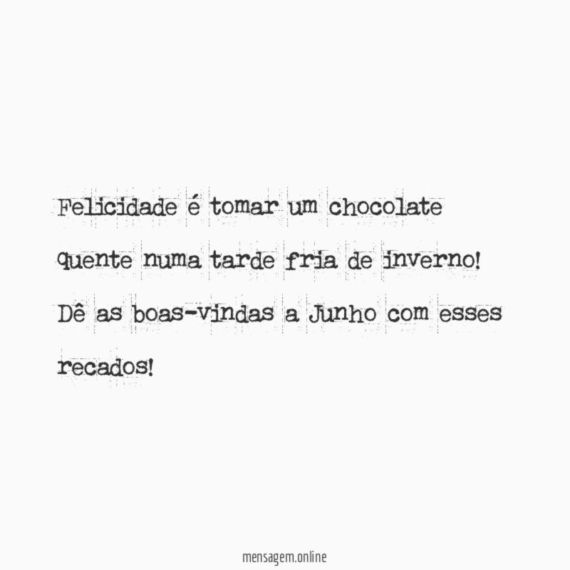 Vem, inverno!