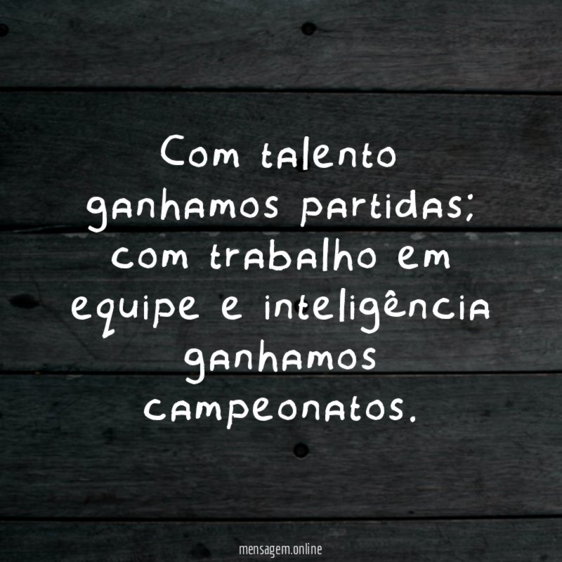 Trabalho de equipe