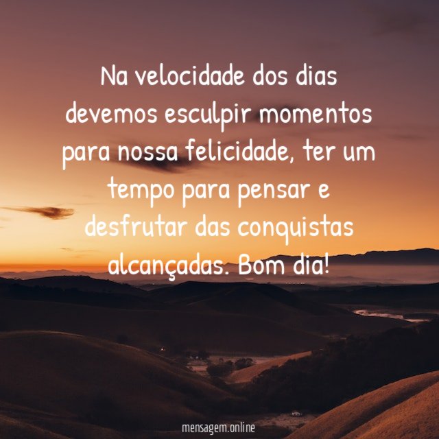 Velocidade dos dias