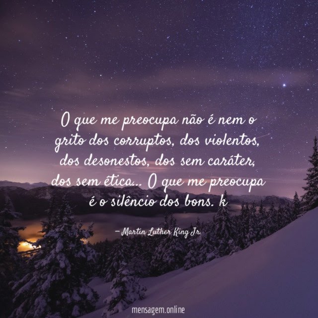 O que me preocupa