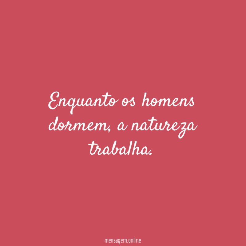 Enquanto os homens dormem