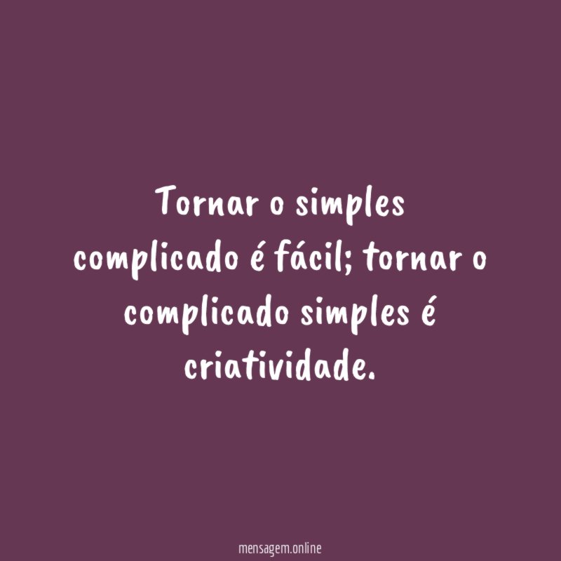 Isto é criatividade