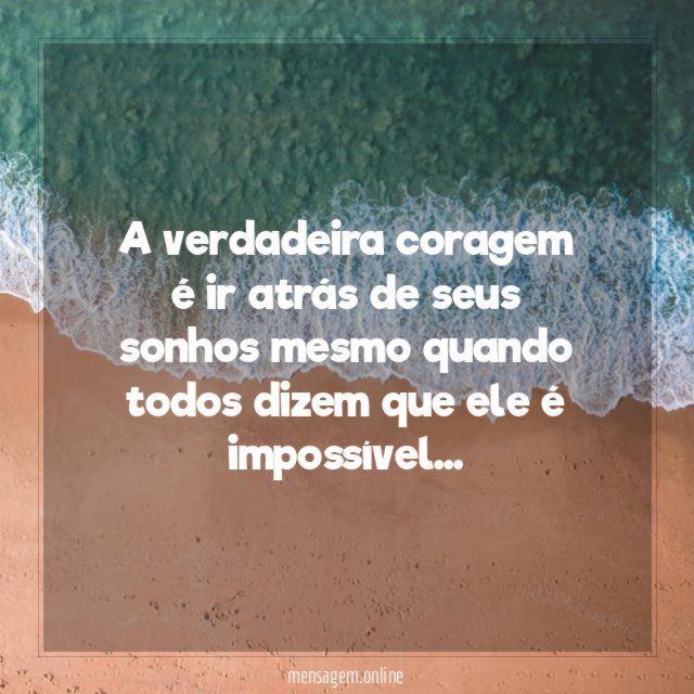 Verdadeira coragem