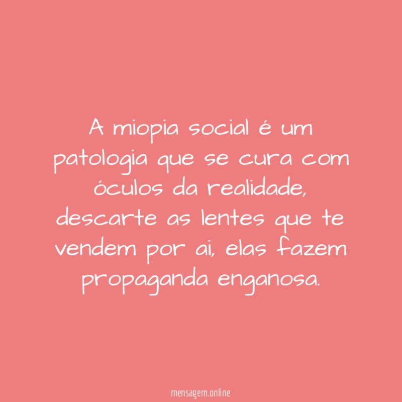 Miopia social