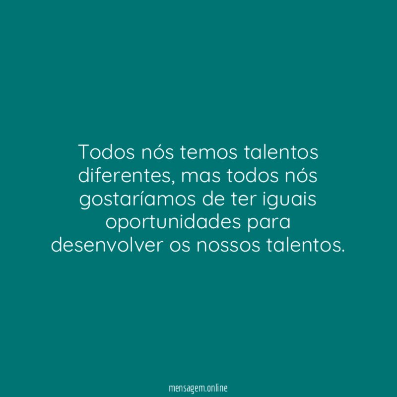 Iguais Oportunidades