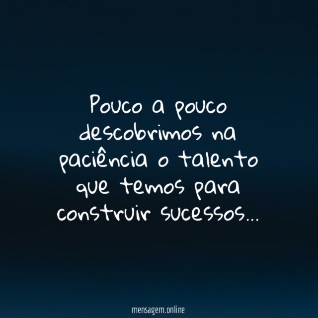 Pouco a pouco