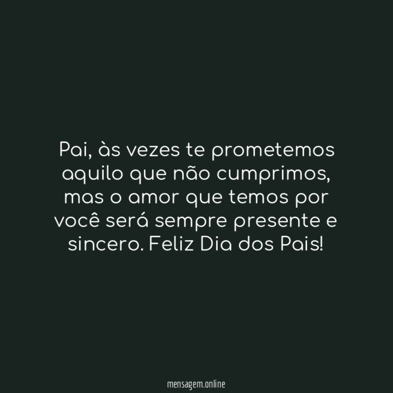 Aquilo que não cumprimos