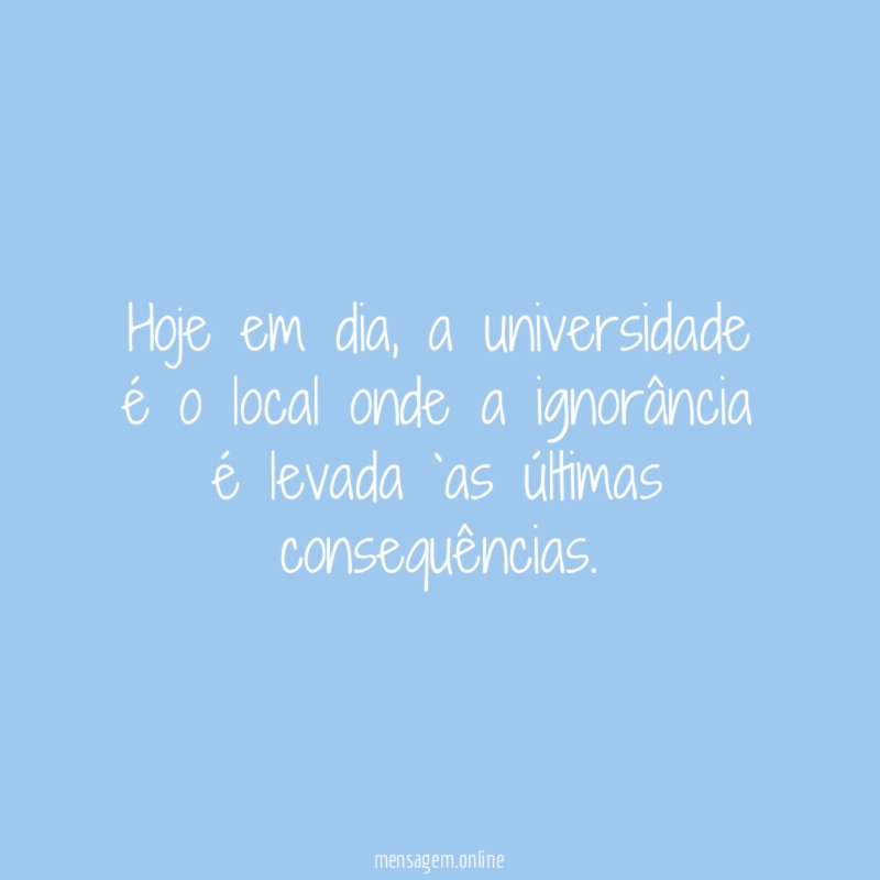 Hoje em dia