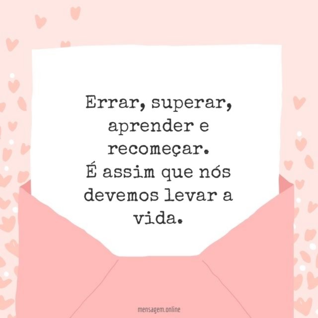 Errar e superar
