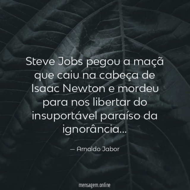 Insuportável paraíso da ignorância