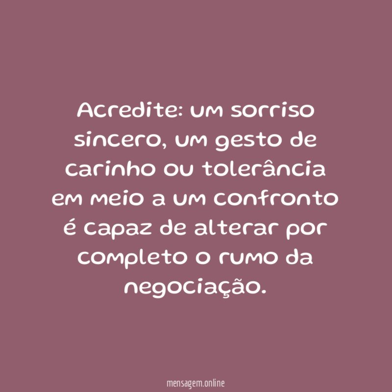 Sorriso sincero