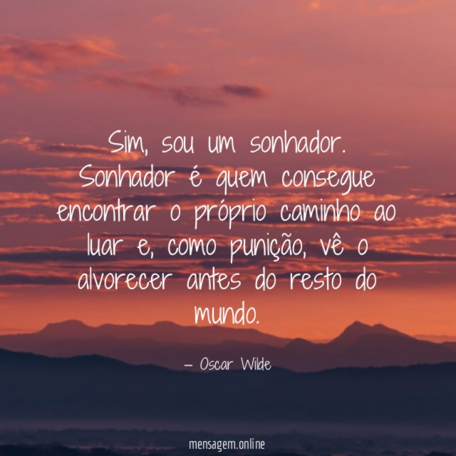 Um sonhador