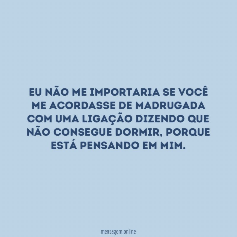 Pensando em mim