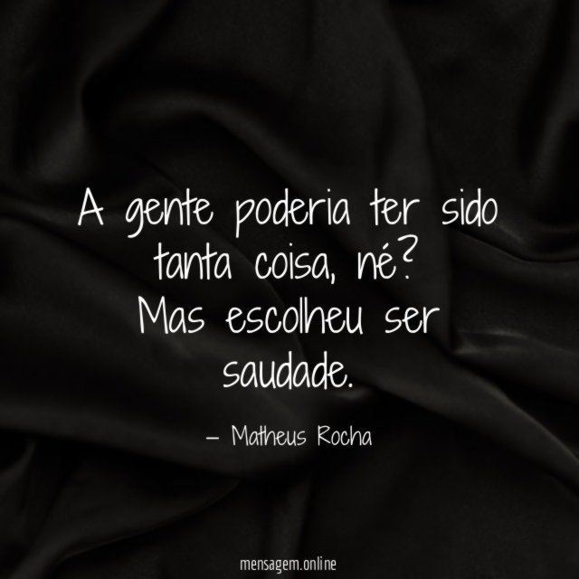 Poderíamos ser