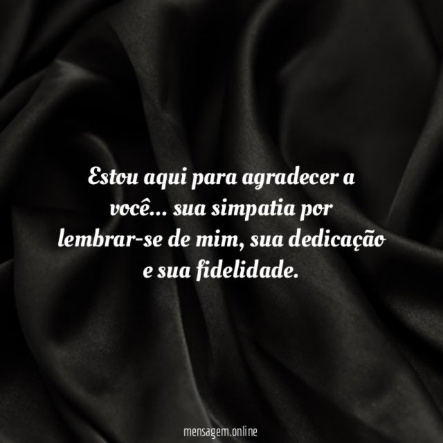 Obrigado por lembrar de mim