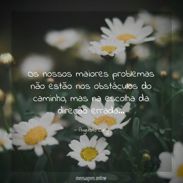 Obstáculos do caminho