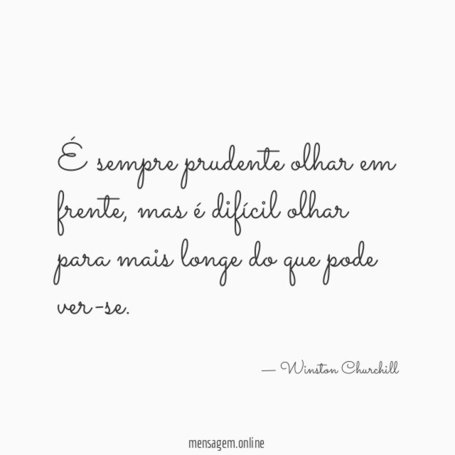 Olhar em frente