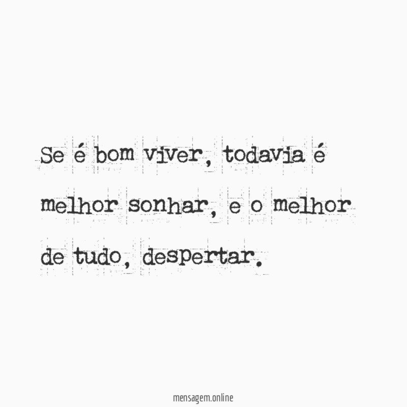 Melhor sonhar