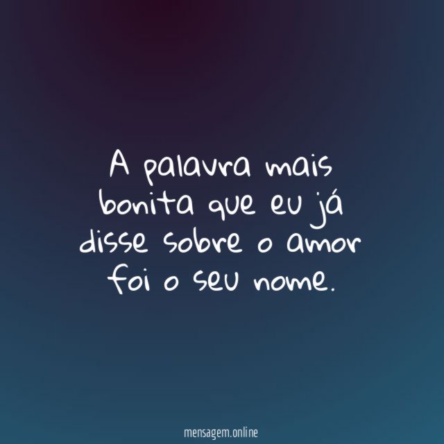 Palavra mais bonita