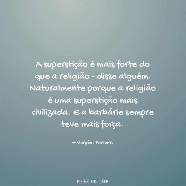 Mais forte do que a religião
