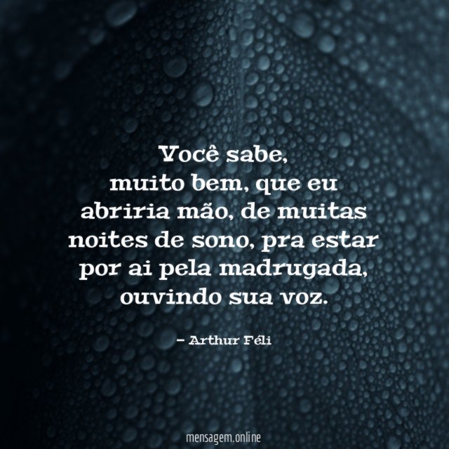 Sua voz