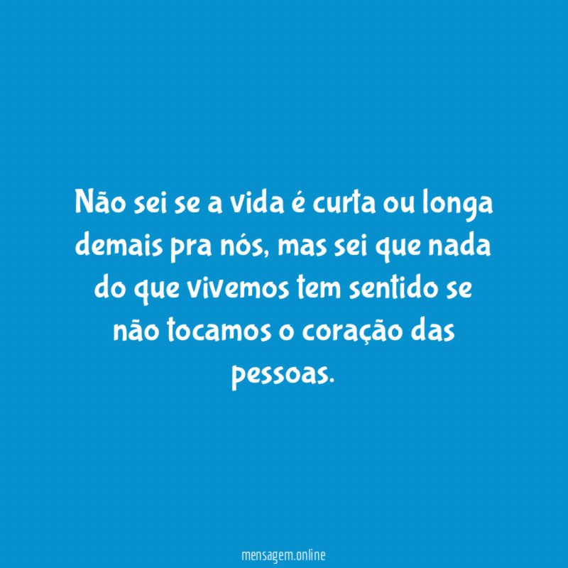 Curta ou longa demais
