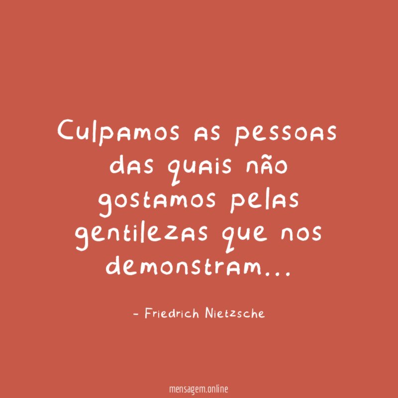 Gentilezas demonstradas