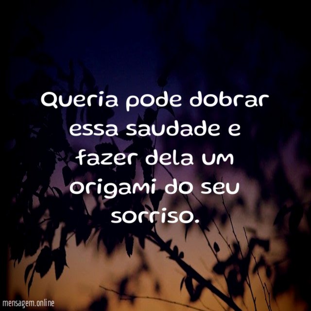 Dobraduras de saudade