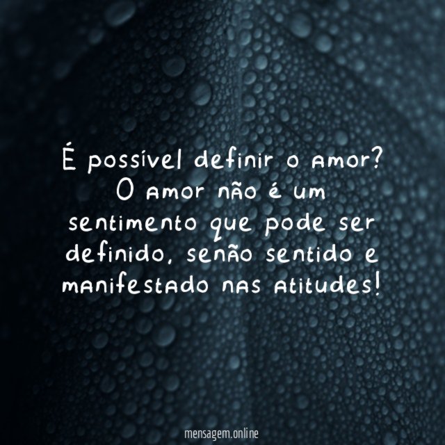 Como definir?