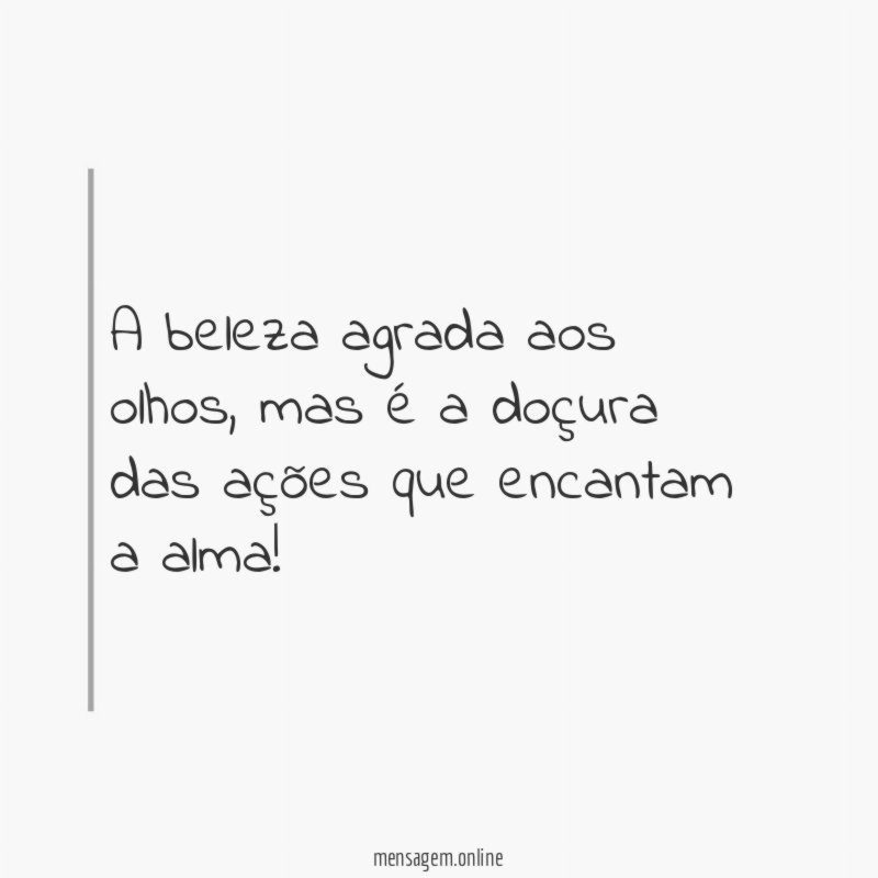 Doçura das Ações