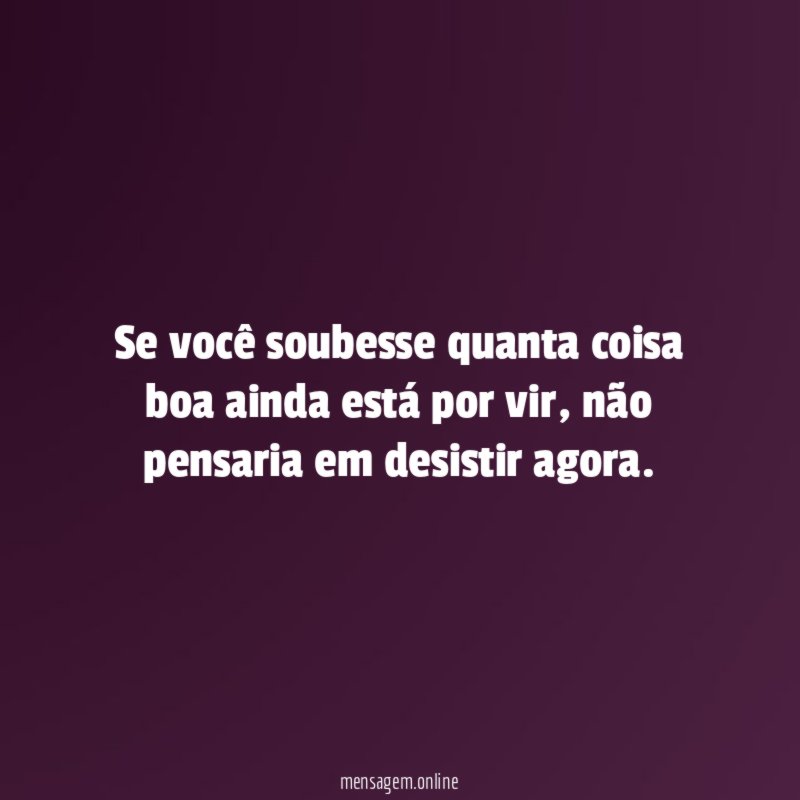 Desistir