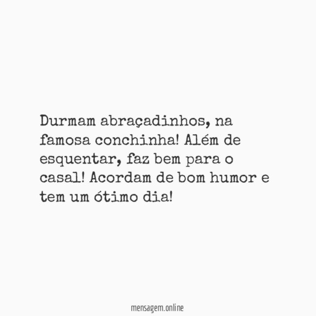 Para dormir