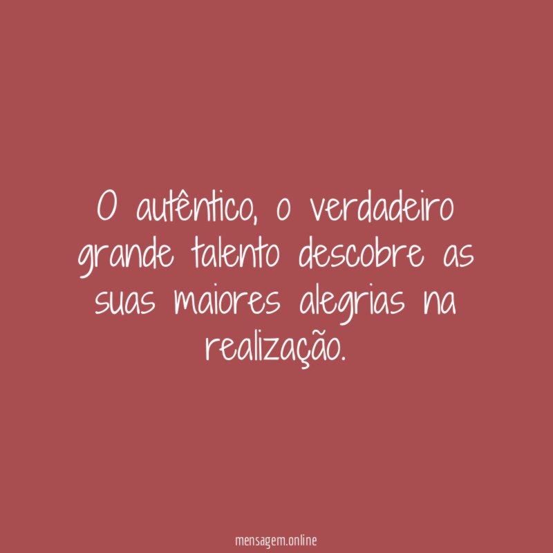 O autêntico