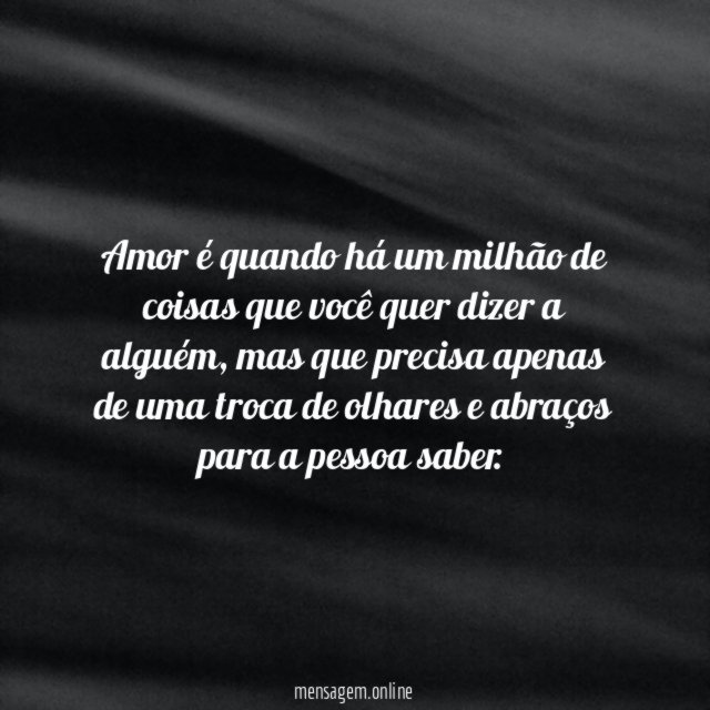 Olhares e abraços