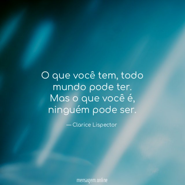 Você pode!