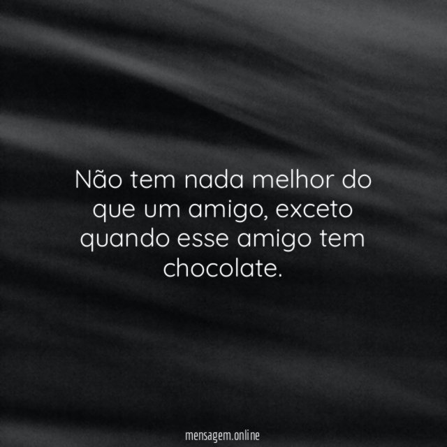 Nada melhor