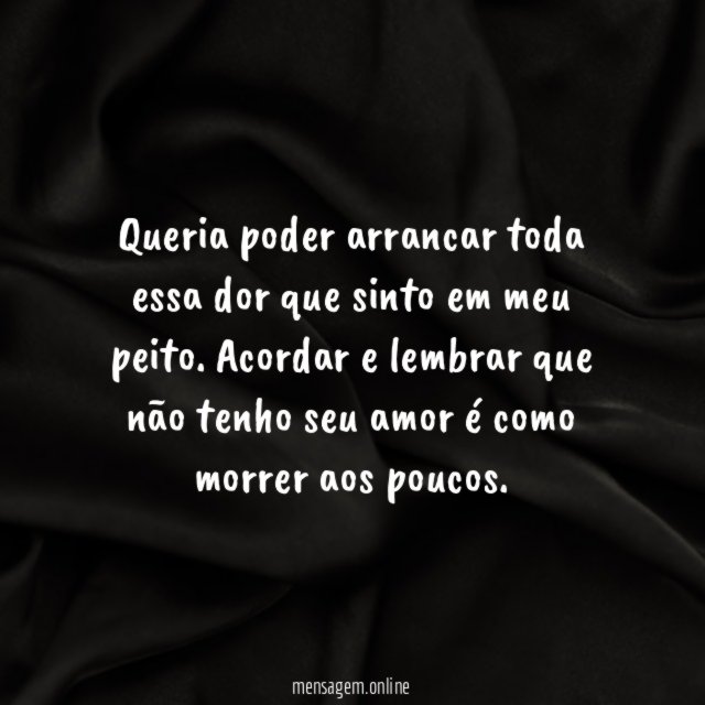 Morrendo aos poucos