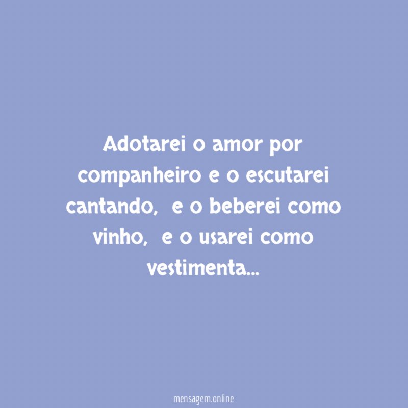 Adotarei o Amor
