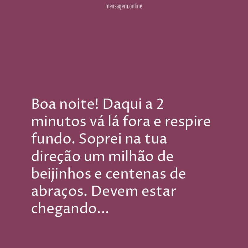 Na tua direção