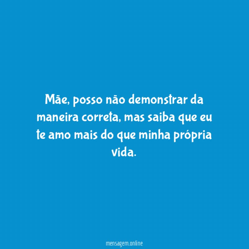 Para minha mãe