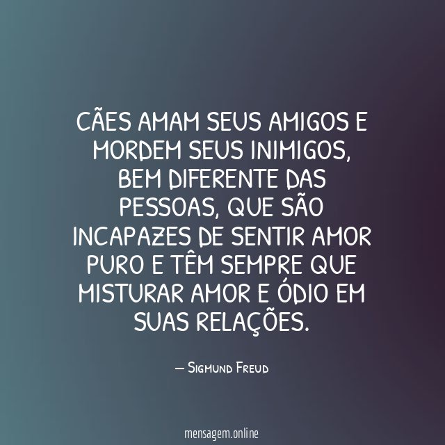 A distinção canina