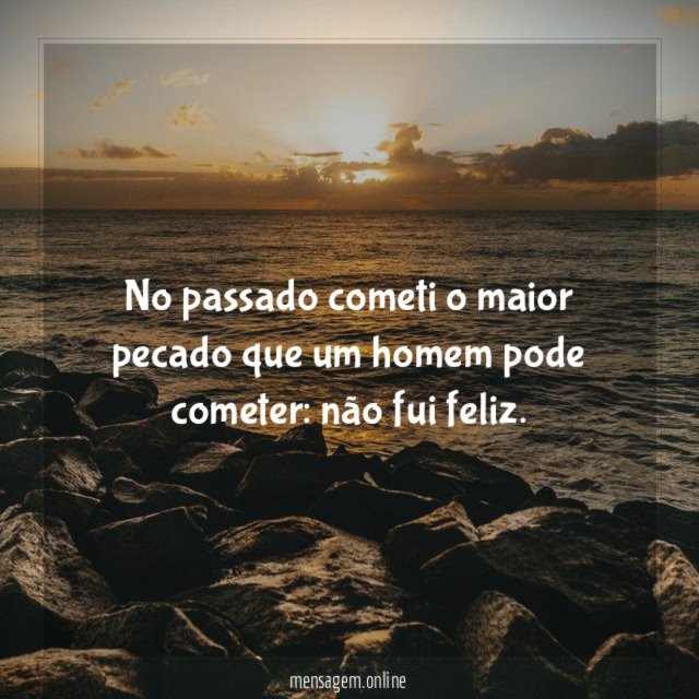 O maior pecado