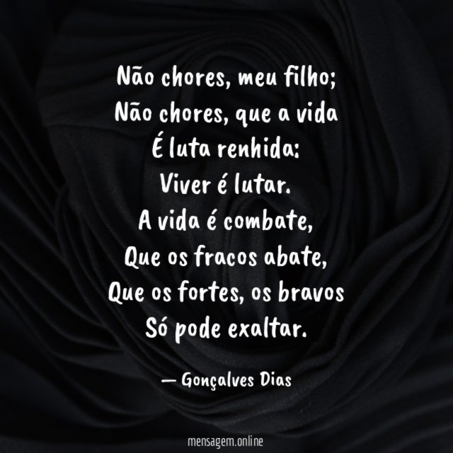 Não chores