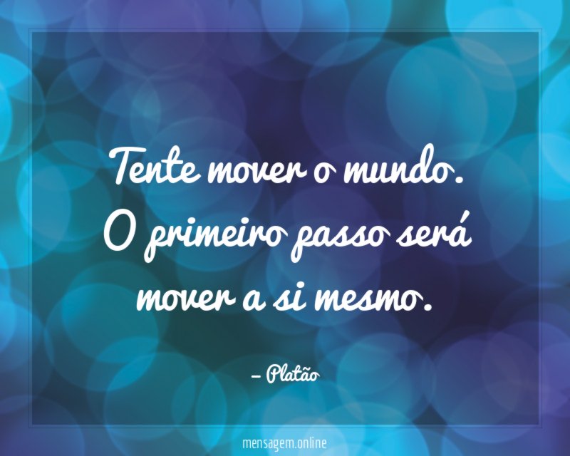 Mover o mundo