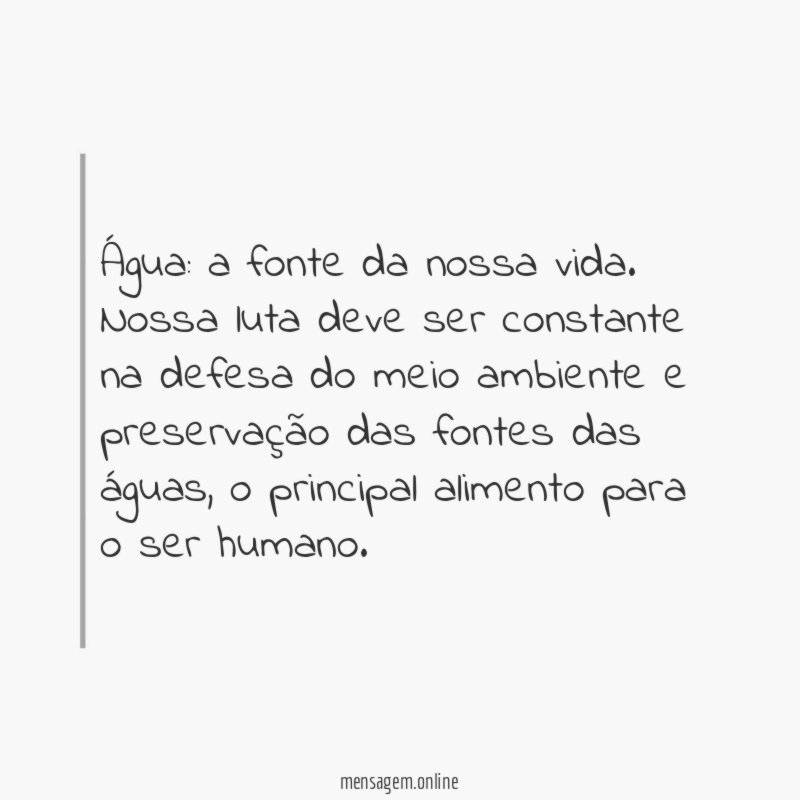 Água