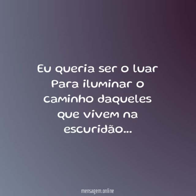 Eu queria ser