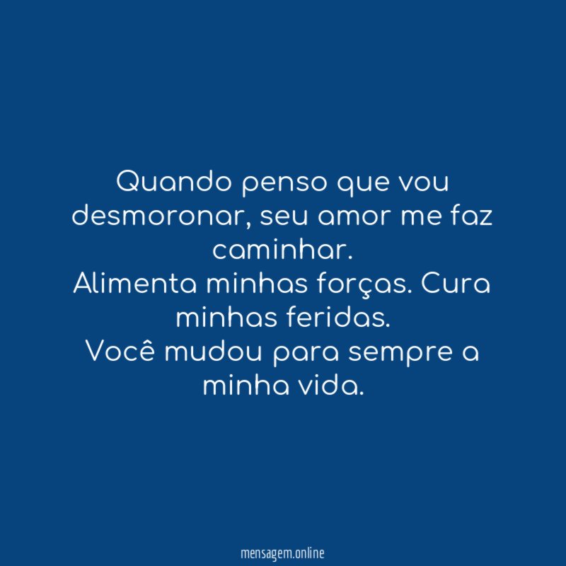 Seu amor me cura